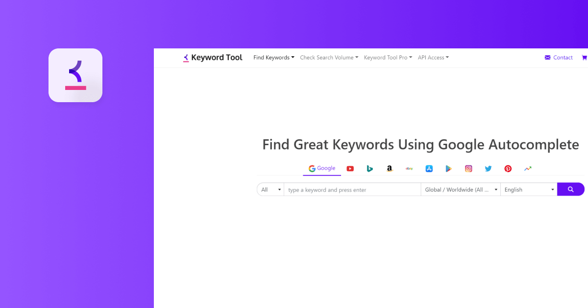 keyword-tool-homepage